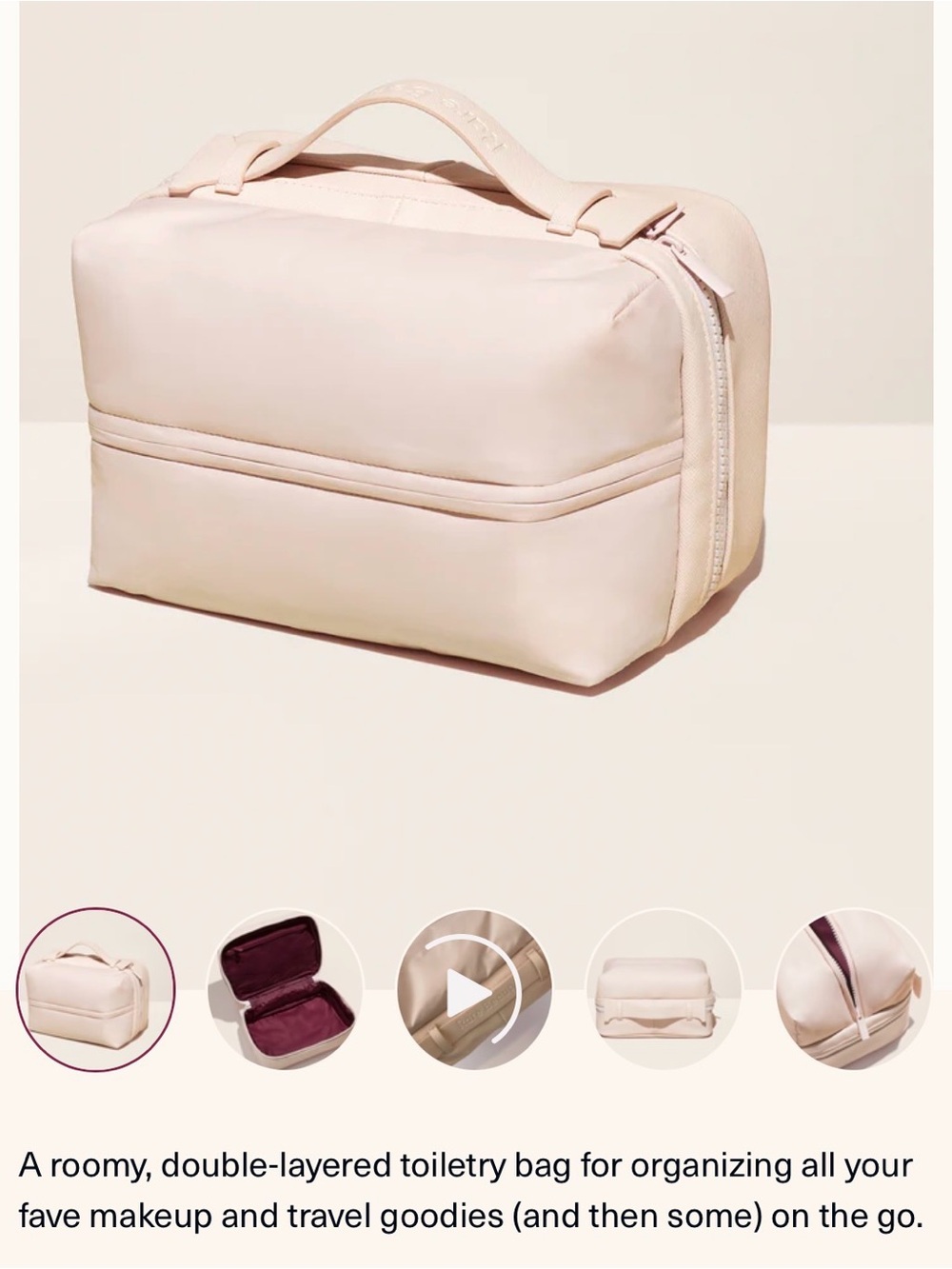 Rare Beauty Puffy Toiletry Bag